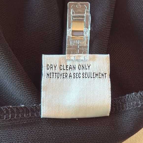 Talbots Basic Black Dress Petite Medium - Picture 7 of 10